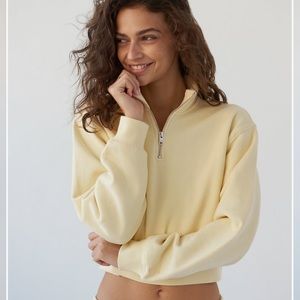 TNA Cozy Fleece Perfect 1/4 Zip Sweatshirt